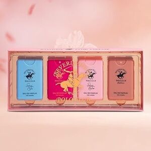 New Beverly Hills Polo Club Women's Perfume Gift Set - 4 Piece Pocket Top Seller